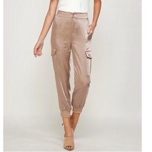 NWT Satin joggers